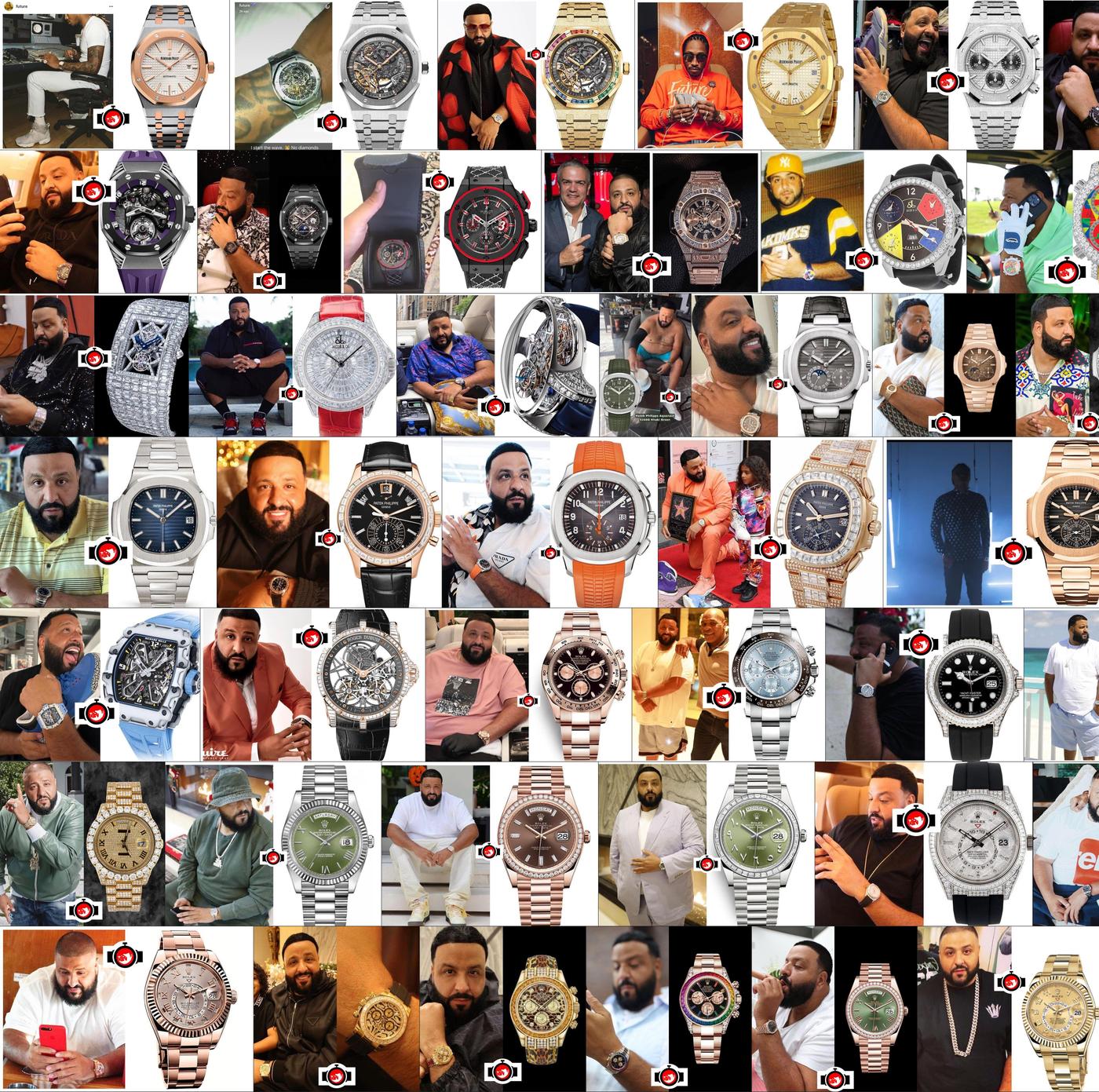 DJ Khaled's Exquisite Watch Collection - From Audemars Piguet to Rolex
